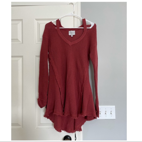 Hayden Sweaters - Hayden Burnt Orange Long Sweater